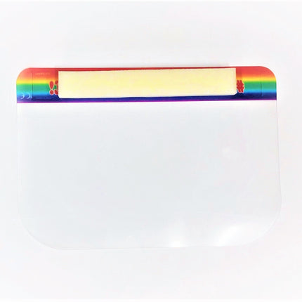 Visiera Protettiva Arcobaleno Integrale In Policarbonato Trasparente Regolabile