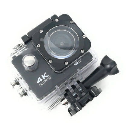 Action camera sportiva impermeabile fino a 30 metri, con telecomando ed accessori