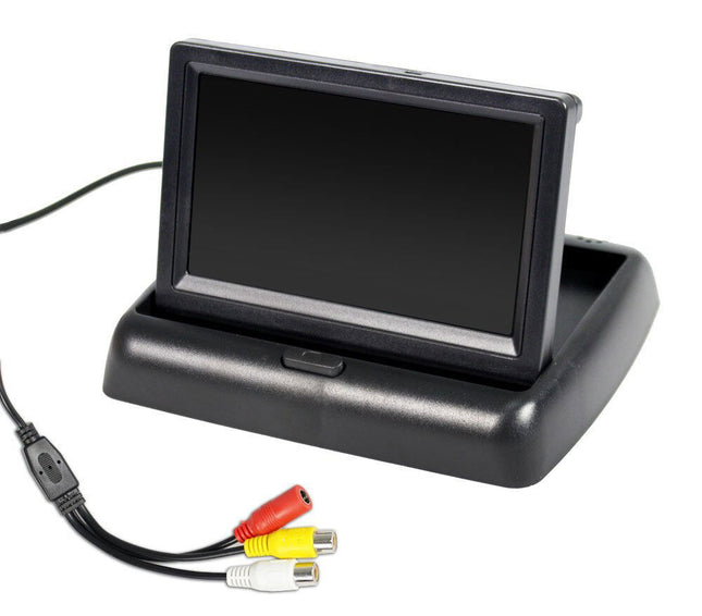 Monitor LCD pieghevole per la telecamera di retromarcia per auto, camion e camper