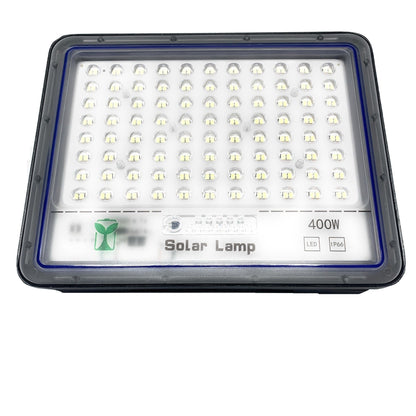 Faro Led 400W Con Pannello Solare Da Esterno Con Controllo Remoto E Telecomando