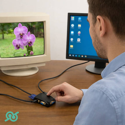 Convertitore Adattatore video VGA a video composito, conversione affidabile per TV e monitor
