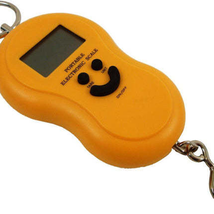 Bilancia a gancio portatile per valigie e pacchi con display digitale e batterie