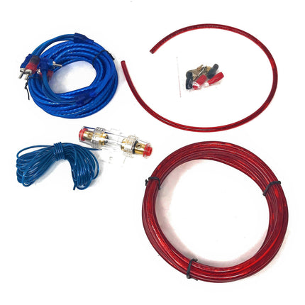 Kit Completo Di Cavi RCA Audio Per Installazione Amplificatore Auto Subwoofer