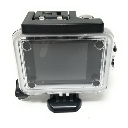 Action camera sportiva impermeabile fino a 30 metri, con telecomando ed accessori