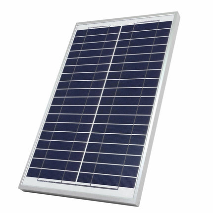 Pannello Solare Fotovoltaico Monocristallino Da 20W 21V Con Pinze A Morsa