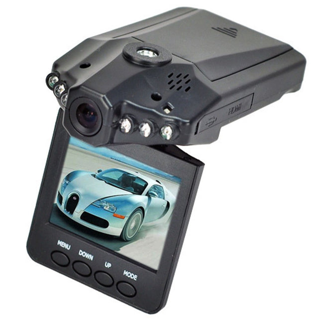 DVR Auto Dash Cam per auto con schermo LCD, LED e ventosa per la guida