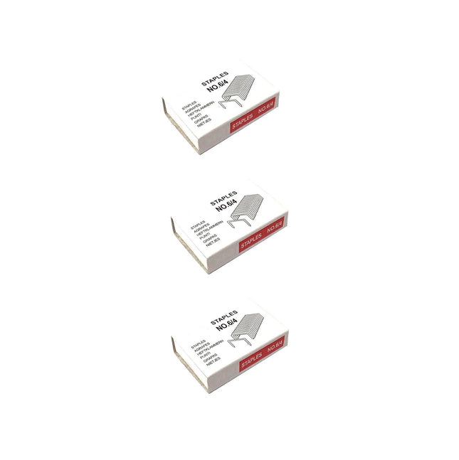 Confezione da 3000 Spillette Formato 6/4 in Acciaio Resistente per Spillatrici