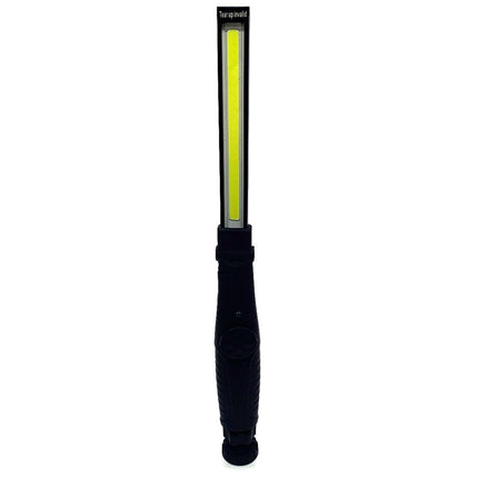Torcia da lavoro ricaricabile usb con base magnetica e corpo pieghevole