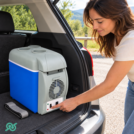 Frigorifero Portatile Elettronico da 7,5 Litri con Funzione Caldo e Freddo per Auto e Viaggi