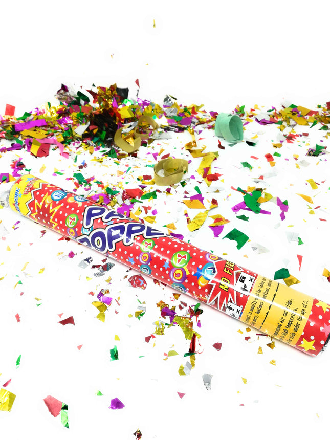 Tubo Cannone Spara Coriandoli Colorati Per Compleanni Feste Matrimoni Capodanno