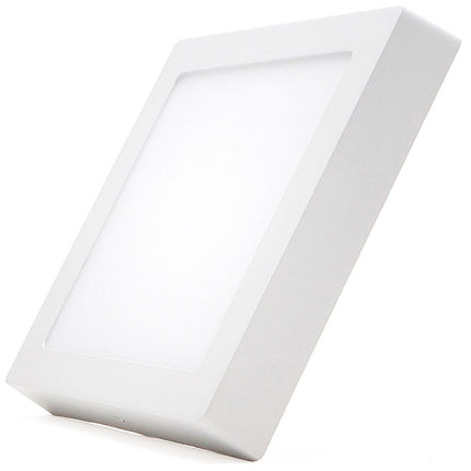 Pannello Led Da 18W Quadrato 21 X 21 Cm Lampada Plafoniera Da Superficie Bianca