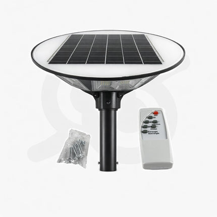 Lampione solare da esterno con regolazione di intensità e telecomando