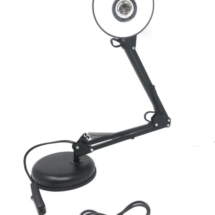 Lampada Da Tavolo Scrivania Con Braccio Girevole Snodabile Regolabile Lettura