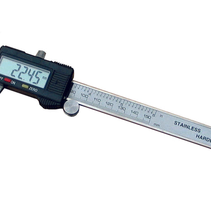 Calibro Digitale A Corsoio In Acciaio 150Mm Con Custodia Rigida E Display Lcd