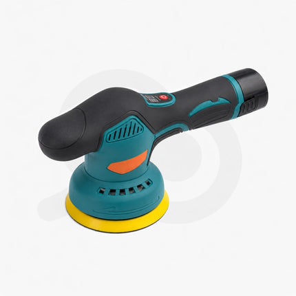 Lucidatrice Rotorbitale Auto 12V 380W, 2 Batterie, 8 Velocità, 4 Tamponi