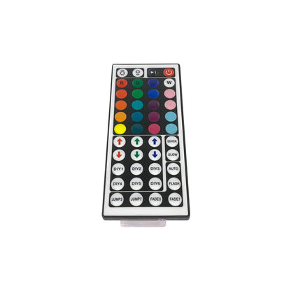 Striscia LED Compatta con tecnologia RGB, con Telecomando e adesivo integrato