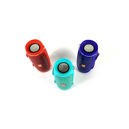 Diffusore audio wireless con tracolla e comandi integrati per musica all'aperto