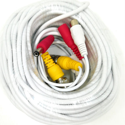 Cavo Da 30 Metri Per Telecamere Audio Video Ahd 1080P RCA BNC E Alimentazione