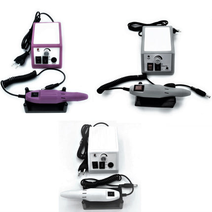 Set Professionale per Manicure e Pedicure con Centralina Compatta e Kit di Punte Intercambiabili