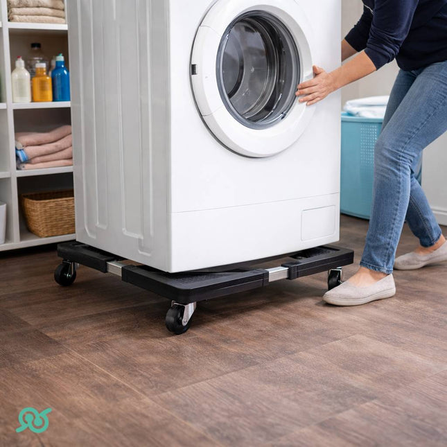 Supporto Per Lavatrice E Frigorifero con ruote, il supporto solido per lavatrice, frigo e mobili