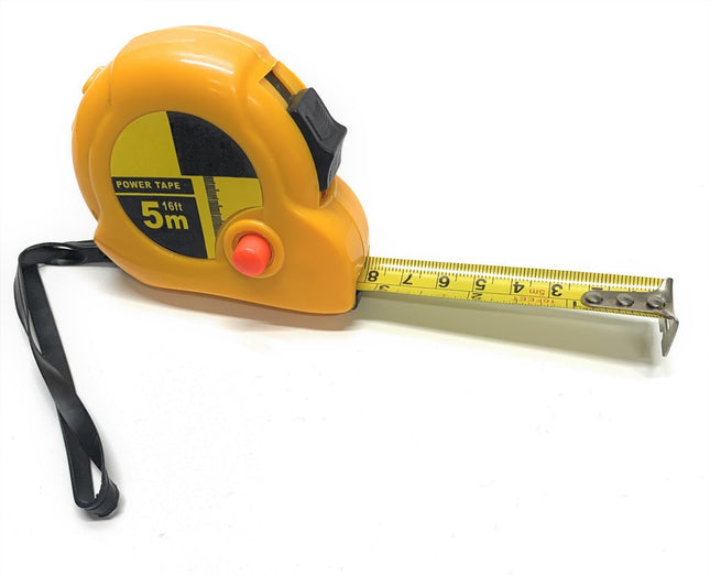 Metro a nastro da 5 metri con il blocco e con il rientro automatico