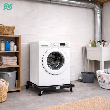 Supporto Per Lavatrice E Frigorifero con ruote, il supporto solido per lavatrice, frigo e mobili