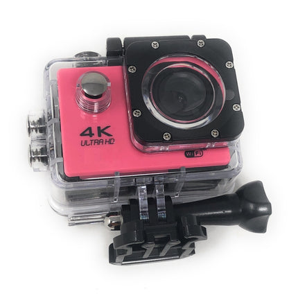 Action camera sportiva impermeabile fino a 30 metri, con telecomando ed accessori