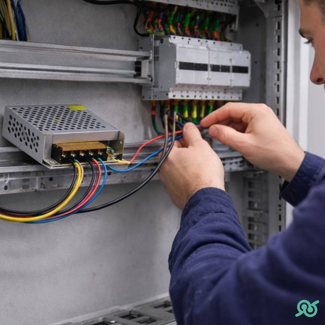 Alimentatore switching 5A 12V, professionale con protezioni per uso sicuro e stabile