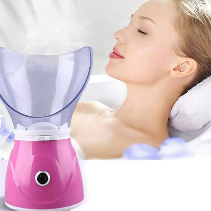 Vaporizzatore facciale per la pulizia dei pori con maschera per viso e per il naso