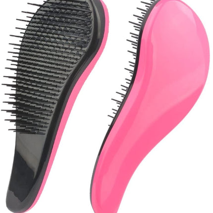 Spazzola districante professionale per capelli ricci e lisci, con astuccio incluso