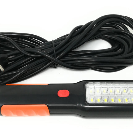 Torcia led portatile con cavo e impugnatura ergonomica per officina e hobby