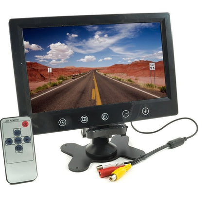 Monitor TFT LCD da 10,1 pollici con comandi touch, telecomando ed attacco da 12V
