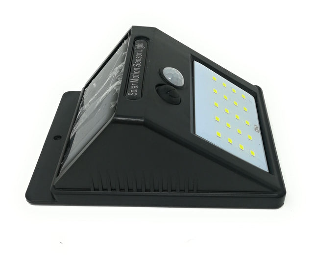 Faro Da 20 Led Con Pannello Solare E Sensore Di Movimento Faretto Crepuscolare