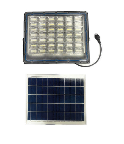 Faro Led 400W Con Pannello Solare Da Esterno Con Controllo Remoto E Telecomando