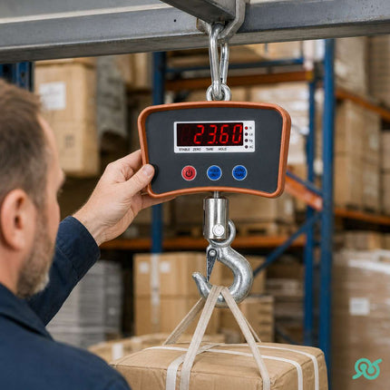 Bilancia digitale a gancio, fino a 1000 kg per un peso preciso e sicuro