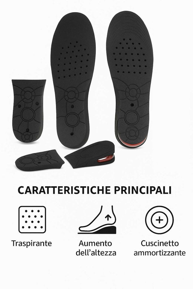 Solette rialzanti, discrezione e comfort per aumentare la tua altezza senza sforzo