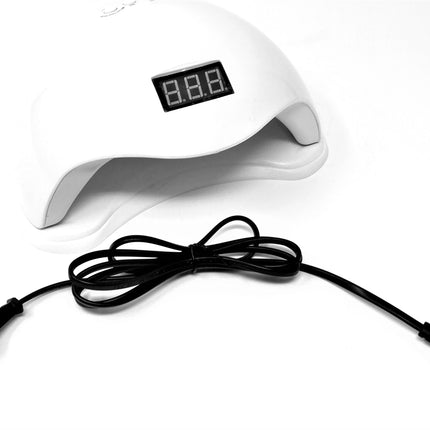Lampada UV Con 24 Led 48 W Fornetto Per Ricostruzioni Di Unghie Mani E Piedi