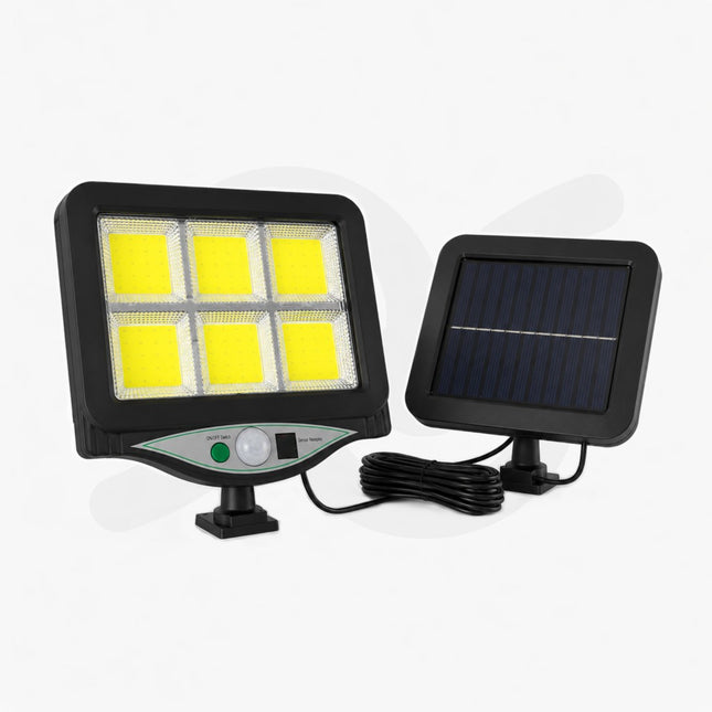 Faro LED Solare Sensore Movimento Telecomando Esterno Giardino