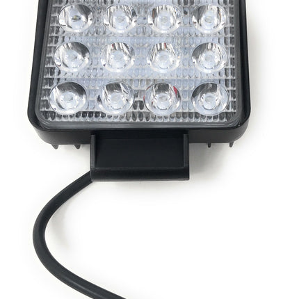 Faro 48W Quadrato Faretto Led Da Lavoro 16 Led Da 3W Di Profondità Auto Barca