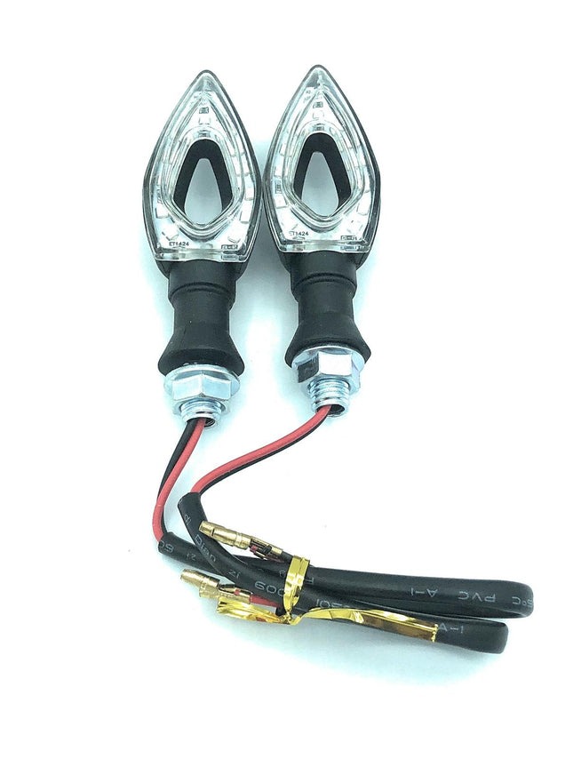 Coppia Di Indicatori Di Direzione Universali Frecce A LED Impermeabili Per Moto