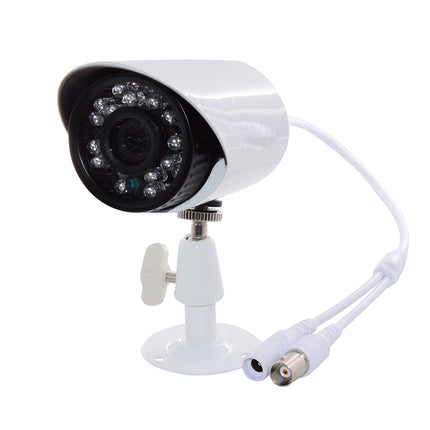 Kit Videosorveglianza 4 Canali Telecamere Infrarossi Dvr Alimentatori Prolunghe