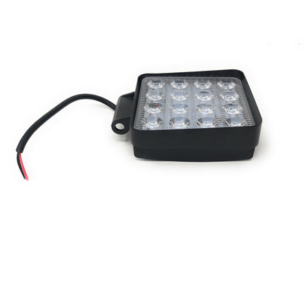 Faro 48W Quadrato Faretto Led Da Lavoro 16 Led Da 3W Di Profondità Auto Barca