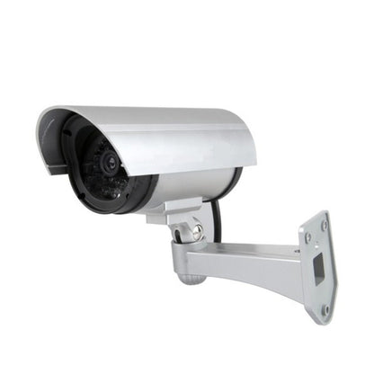 Telecamera Di Sorveglianza Finta Da Esterno Luce Led Lampeggiante Infrarossi