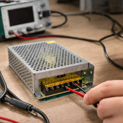 Alimentatore switching 10A 12V, professionale con protezioni per uso sicuro e stabile
