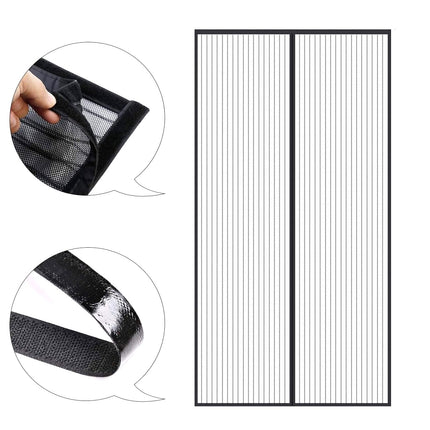 Zanzariera Magnetica Anti Zanzare Mosche A Tenda 240x140 Cm Per Porte Finestre