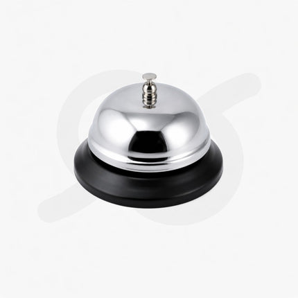 Campanello da banco in metallo per reception con suono nitido per hotel e negozi