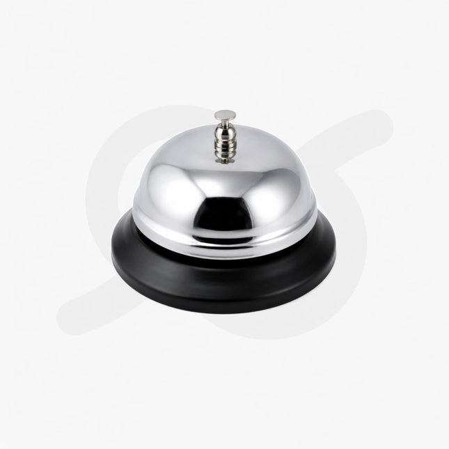 Campanello da banco in metallo per reception con suono nitido per hotel e negozi