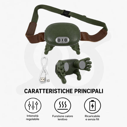 Massaggiatore Cervicale Per Collo E Spalle Con Calore Rilassante USB