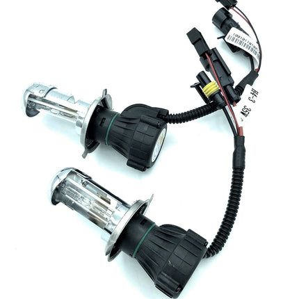 Luci Xenon Slim Kit Centraline E Lampade Hid H4-3 6000K Luce Bianca 35W Auto