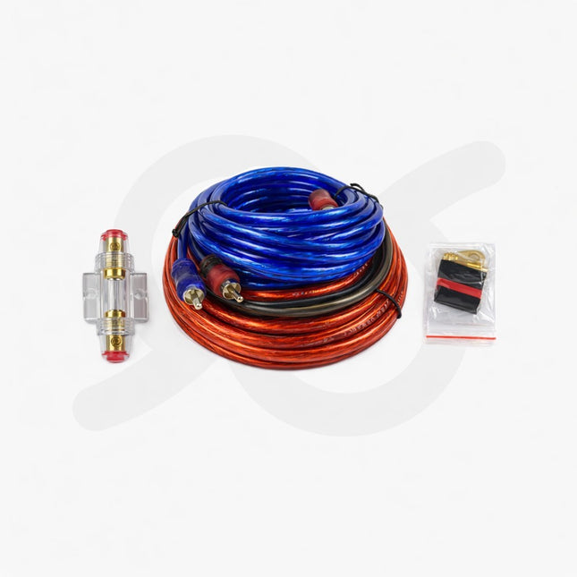 Kit di installazione amplificatore auto, set completo per un cablaggio professionale